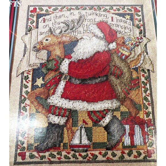 Cross Stitch Charts Santas Moonlit Journey & Angel Patterns - Picture 2 of 5